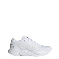 Buty Duramo SL. Białe obuwie sportowe damskie Adidas, bez wzorów, do biegania. Za 239.00 zł.
