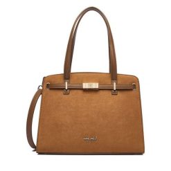 Torebka Nine West. Brązowe torebki do ręki damskie Nine West, bez wzorów, klasyczne, bez dodatków. Za 279.99 zł.