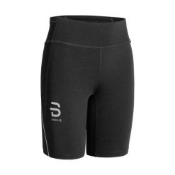 Damskie legginsy Daehlie Sportswear Tech 7,5 ". Czarne legginsy sportowe damskie DAEHLIE, m, bez wzorów, z elastanu, z podwyższonym stanem, do biegania. Za 508.50 zł.