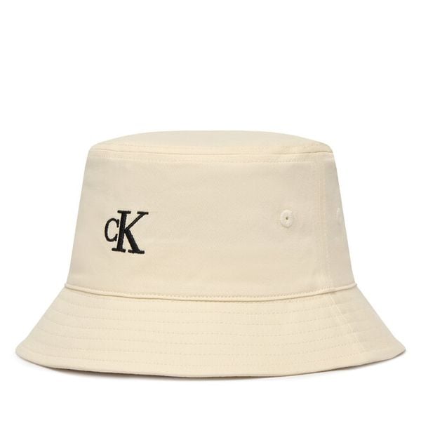Kapelusz Calvin Klein. Białe czapki i kapelusze damskie Calvin Klein, bez wzorów. Za 189.99 zł.