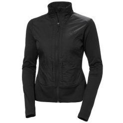 Damska bluza hybrydowa Helly Hansen Versalite. Czarne bluzy damskie Helly Hansen, bez wzorów, z polaru, bez kaptura. Za 540.50 zł.