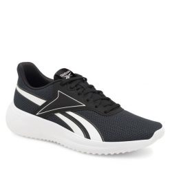 Buty do biegania Reebok. Czarne buty sportowe męskie Reebok, bez zapięcia, do biegania. Za 179.99 zł.