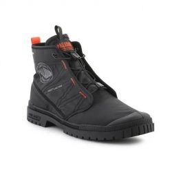 Buty do chodzenia unisex Palladium Sp20 Travel Hi. Czarne obuwie sportowe damskie Palladium, bez wzorów, z materiału, trekkingowe. Za 472.00 zł.