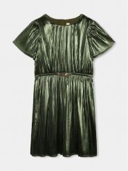 MICHAEL KORS KIDS Sukienka codzienna R12172 Zielony Regular Fit. Zielone sukienki dla dziewczynek MICHAEL KORS KIDS, bez wzorów, z syntetyku, bez ramiączek. Za 859.99 zł.