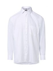 Andrew James Męska koszula biznesowa - non-iron Mężczyźni Regular Fit Bawełna biały wypukły wzór tkaniny, 43. Białe koszule męskie Andrew James, m, bez wzorów, z bawełny, biznesowe, bez kołnierzyka, bez ramiączek. Za 229.95 zł.