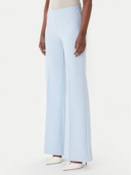 Rinascimento Spodnie palazzo CFC0127878003 Błękitny Wide Leg. Niebieskie spodnie materiałowe damskie Rinascimento, l, bez wzorów, z materiału. Za 429.99 zł.