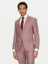 BOSS Marynarka H-Hutson-251 50539804 Różowy Regular Fit. Czerwone marynarki męskie Boss, bez wzorów, z wełny. Za 1,029.00 zł.