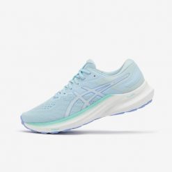 Buty do biegania damskie ASICS Gel Roadmiles 2. Niebieskie obuwie sportowe damskie Asics, bez wzorów, z meshu, do biegania. W wyprzedaży za 499.99 zł.