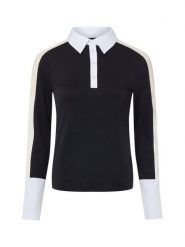 Marc Cain koszulka polo Kobiety niebieski, 40. Niebieskie koszulki sportowe damskie Marc Cain, bez wzorów, bez kołnierzyka, bez ramiączek. Za 749.95 zł.