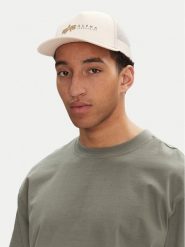 Alpha Industries Czapka z daszkiem Label 106901 Écru. Rękawiczki męskie Alpha Industries, bez wzorów, z bawełny. Za 79.99 zł.