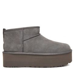 Śniegowce Ugg. Szare śniegowce i trapery damskie UGG. Za 759.99 zł.