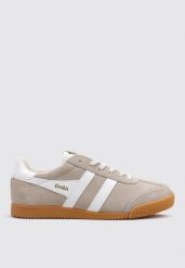 Buty do chodzenia damskie Gola Elan 2025. Brązowe obuwie sportowe damskie Gola, bez wzorów, z materiału, trekkingowe. Za 379.00 zł.