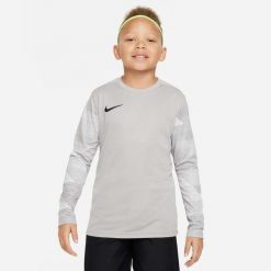 Koszulka piłkarska chłopięca Nike JR Dry Park IV. Szare t-shirty dla chłopców Nike, bez wzorów, z materiału, bez ramiączek. Za 147.65 zł.