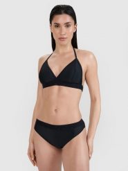 4F Góra od bikini damska - czarna L. Czarne bikini damskie 4f, na lato, l, bez wzorów. W wyprzedaży za 59.99 zł.