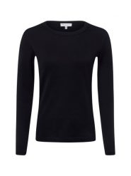 Marie Lund koszulka z długim rękawem Kobiety Bawełna (100%) czarny, M. Czarne t-shirty damskie Marie Lund, m, bez wzorów, z bawełny, bez kołnierzyka. Za 149.95 zł.