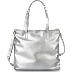 Torba shopper metaliczna, z kolekcji Maite Kelly bonprix srebrny kolor. Torebki shopper damskie marki bonprix. Za 89.99 zł.