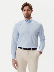 Tommy Hilfiger Koszula Core Flex MW0MW39988 Błękitny Regular Fit. Niebieskie koszule męskie Tommy Hilfiger, m, bez wzorów, z bawełny, bez kołnierzyka, bez ramiączek. Za 219.99 zł.