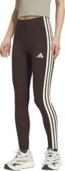 Adidas Legginsy damskie adidas Essentials 3-Stripes brązowe KS6286 M. Brązowe legginsy damskie Adidas, m, bez wzorów. Za 139.31 zł.