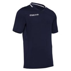 Jersey Macron jet. Niebieskie koszulki sportowe męskie Macron, bez wzorów, z jersey, bez kołnierzyka, bez ramiączek. Za 225.00 zł.