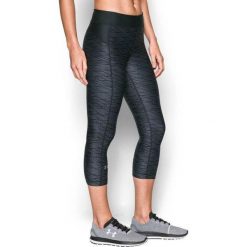 Legginsy damskie Under Armour HeatGear Capri Printed 7/8. Czarne legginsy damskie Under Armour, xs, bez wzorów. Za 219.00 zł.