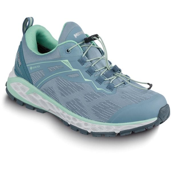 Buty sportowe damskie Meindl Power Walker Lady 3.0. Niebieskie obuwie sportowe damskie Meindl, bez wzorów, trekkingowe. Za 969.00 zł.
