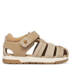 Sandały Mayoral. Brązowe sandały chłopięce Mayoral, bez zapięcia. Za 219.99 zł.