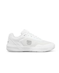 Damskie buty do tenisa Wilson Courtglide. Białe obuwie sportowe damskie Wilson, bez wzorów, z gumy, tenisowe. Za 294.50 zł.