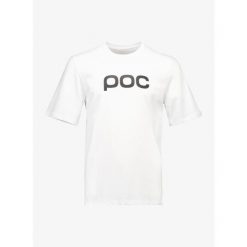 Koszulka bawełniana damska POC Tee. Białe koszulki sportowe damskie POC, bez wzorów, z bawełny, bez kołnierzyka, bez ramiączek. Za 149.99 zł.