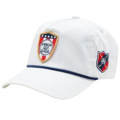 Czapka z daszkiem męska Lightweight Rope American Golf Classic Cap. Białe czapki i kapelusze męskie AMERICAN CLASSIC, bez wzorów, z bawełny, sportowe. Za 99.99 zł.