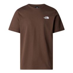 The North Face T-shirt męski - rozmiar L. Brązowe t-shirty męskie The North Face, l, bez wzorów, z bawełny, sportowe, bez kołnierzyka. Za 209.99 zł.