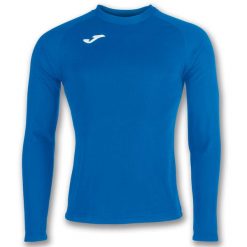 Koszulka Joma Brama. Niebieskie koszulki sportowe męskie Joma, s, bez wzorów, bez kołnierzyka, bez ramiączek, do piłki nożnej. Za 109.99 zł.