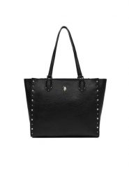 U.S. Polo Assn. Torebka BIUXT8894WVP Czarny. Czarne torebki do ręki damskie U.S. Polo Assn., bez wzorów, ze skóry, bez dodatków. Za 164.99 zł.