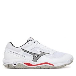 Buty halowe Mizuno. Białe buty sportowe męskie Mizuno, bez zapięcia, mizuno wave. Za 509.99 zł.