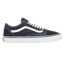 Buty Vans Old Skool Low niebieskie unisex. Niebieskie obuwie sportowe damskie Vans, bez wzorów, z zamszu, trekkingowe, Vans Old Skool. Za 384.71 zł.