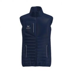 Kurtka bez rękawów Erima. Niebieskie kurtki sportowe damskie Erima, s, bez wzorów, z materiału, z kapturem, do biegania. Za 265.10 zł.