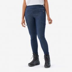 Legginsy trekkingowe damskie Simond MT900. Niebieskie legginsy sportowe damskie SIMOND, xl, bez wzorów, z bawełny, trekkingowe. Za 199.99 zł.