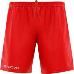 Givova One 4xs Sport Shorts - Oddychający i lekki design. Czerwone krótkie spodenki sportowe męskie Givova, xs, bez wzorów, do piłki nożnej. Za 76.99 zł.