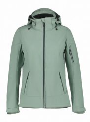 Icepeak moteriška softshell striukė BATHGATE, mėtų žalia. Kurtki damskie Icepeak, m, bez wzorów, z softshellu, bez kaptura. Za 334.62 zł.