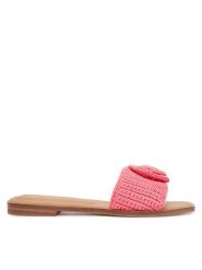 Aldo Klapki Sabbia 14016614 Różowy. Czerwone klapki damskie Aldo, bez wzorów, z materiału, bez obcasa. Za 219.99 zł.