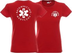 LPP - Promostars Koszulka damska PIELĘGNIARKA czerwona. Czerwone t-shirty damskie LPP - Promostars, bez wzorów, bez kołnierzyka. Za 73.99 zł.