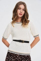 Pasek w zwierzęcy wzór czarny. Czarne paski damskie MOODO, bez wzorów. Za 39.99 zł.