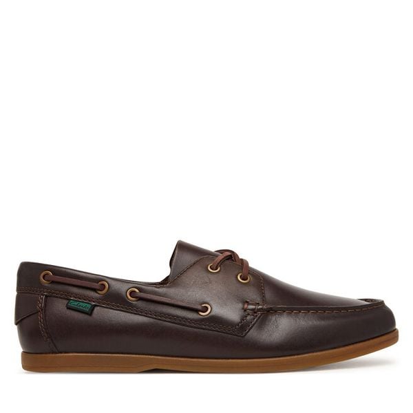Półbuty Clarks. Brązowe półbuty na co dzień męskie Clarks, bez zapięcia. Za 282.99 zł.