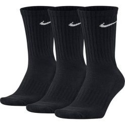 Sportowe skarpetki Nike 3-pak Crew SX4508. Czarne legginsy sportowe męskie Nike, bez wzorów, na fitness i siłownię. Za 59.90 zł.