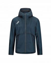 Damska kurtka sportowa przeciwdeszczowa Pro Run 3L CEP. Niebieskie kurtki damskie CEP, na jesień, l, bez wzorów, z materiału, z kapturem, do biegania. Za 1,499.00 zł.