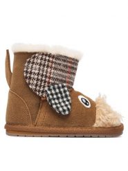 EMU Australia Śniegowce Tommie Terrier Walker B13324 Brązowy. Brązowe buty zimowe dziewczęce Emu Australia, bez wzorów, bez zapięcia. Za 254.99 zł.