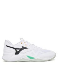 Mizuno Buty halowe Wave Momentum Pro V1GA2540 Biały. Białe buty sportowe męskie Mizuno, ze skóry, bez zapięcia. Za 459.99 zł.