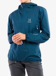 Kurtka z membraną damska Haglofs L.I.M Proof Jacket. Zielone kurtki damskie Haglöfs, na lato, l, bez wzorów, z tkaniny, bez kaptura. Za 776.55 zł.