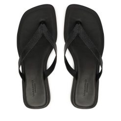 Japonki Vagabond Shoemakers. Czarne klapki damskie Vagabond Shoemakers, bez wzorów, bez obcasa. Za 369.99 zł.