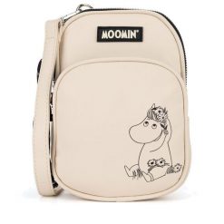 Torebka Moomin. Brązowe plecaki damskie Moomin, bez wzorów, sportowe, bez dodatków. Za 48.99 zł.