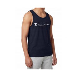 Koszulka Męska Champion Bez Rękawów Tank Top. Niebieskie t-shirty męskie Champion, m, bez wzorów, bez kołnierzyka. Za 129.00 zł.